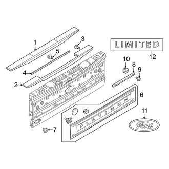 Ford OE - Tail Gate - Exterior Trim (Regular Cab / Crew Cab)