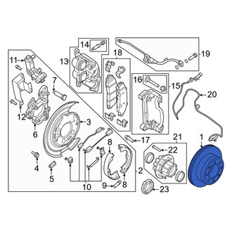 Ford OE - Rear Disc Brake Rotor