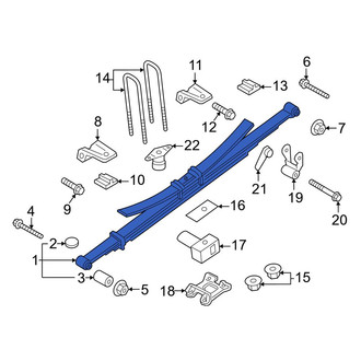 Ford OE - Rear Leaf Spring Assembly