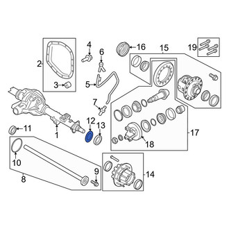 Ford OE - Rear Wheel Seal