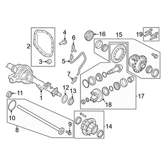 Ford OE - Rear Suspension - Axle & Differential