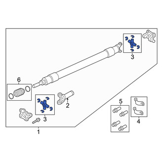 Ford OE - Rear Universal Joint