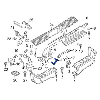 Ford OE - Bumper Face Bar Reinforcement Beam Bolt