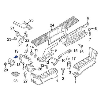 Ford OE - Trailer Hitch Receiver Bolt