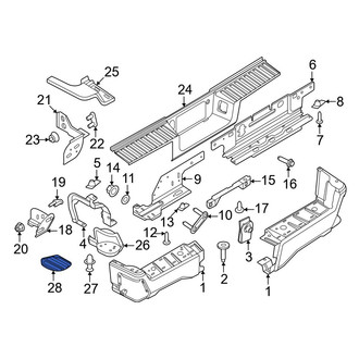 Ford OE - Rear Left Bumper Step Pad