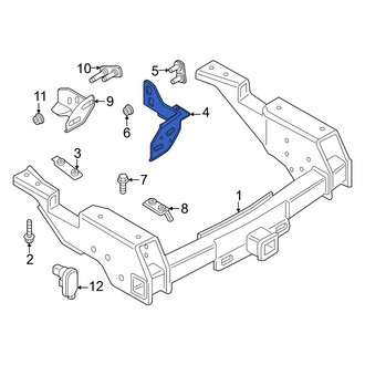 Ford OE - Rear Left Inner Bumper Face Bar Reinforcement Beam Bracket