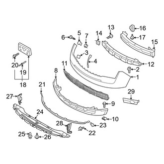 Ford OE - Front Bumper - Bumper & Components (Except)