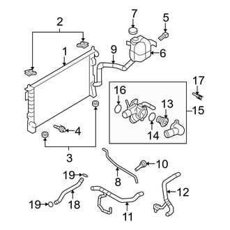 Ford OE - Cooling - Radiator & Components