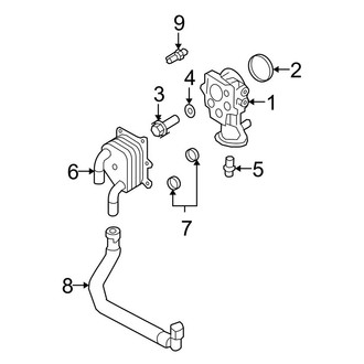 Ford OE - Cooling - Oil Cooler (To 1/15/09)