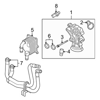 Ford OE - Cooling - Oil Cooler (From 1/16/09)