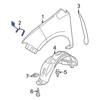 Ford OE - Right Fender Bracket