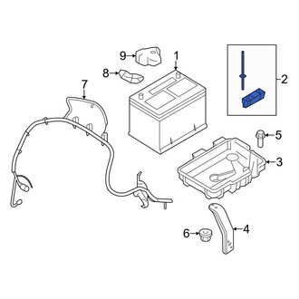 Ford OE - Battery Hold Down