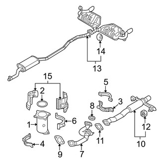 Ford OE - Exhaust System - Exhaust Components