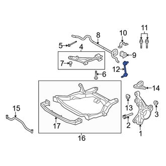 Ford OE - Front Suspension Stabilizer Bar Link