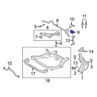 Ford OE - Front Suspension Stabilizer Bar Bushing