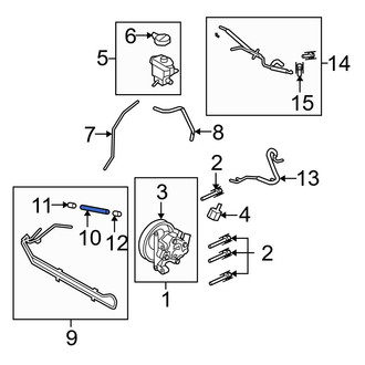 Ford OE - Front Power Steering Cooler