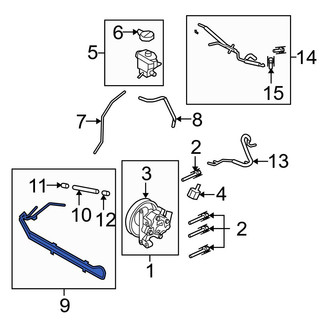 Ford OE - Front Power Steering Cooler