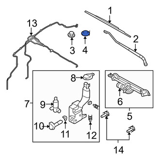 Ford OE - Wiper Arm Cap