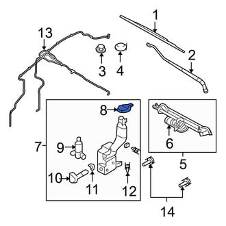 Ford OE - Front Washer Fluid Reservoir Cap