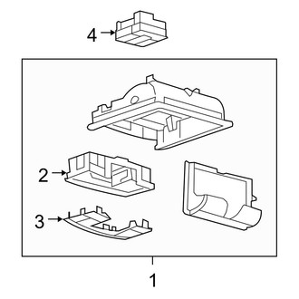 Ford OE - Overhead Console (With Sunroof)