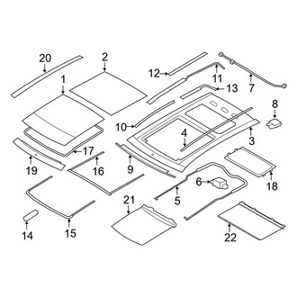 Ford OE - Roof - Sunroof