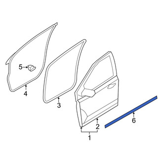 Ford OE - Front Door Seal