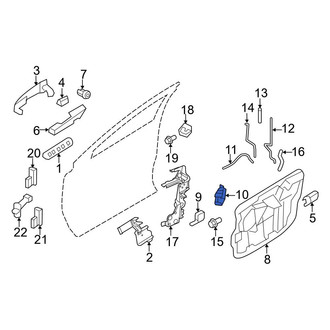 Ford OE - Front Right Door Latch Assembly