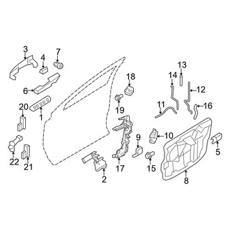 Ford OE - Front Door - Lock & Hardware