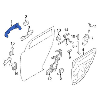 Ford OE - Front Outer Exterior Door Handle