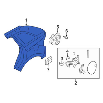 Ford OE - Rear Right Outer Quarter Panel