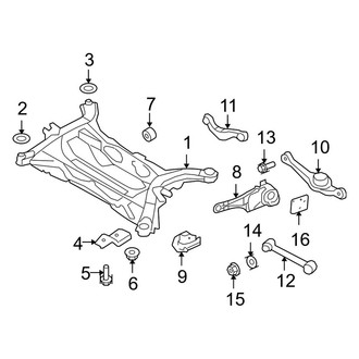 Ford OE - Rear Suspension - Suspension Components (FWD)