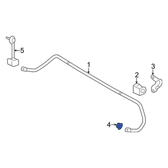 Ford OE - Rear Suspension Stabilizer Bar Link Nut