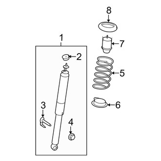 Ford OE - Rear Suspension - Shocks & Components (AWD)