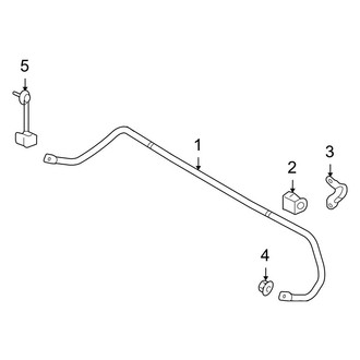 Ford OE - Rear Suspension - Stabilizer Bar & Components (AWD)