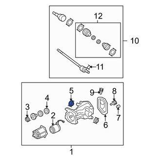 Ford OE - Left CV Axle Shaft Seal