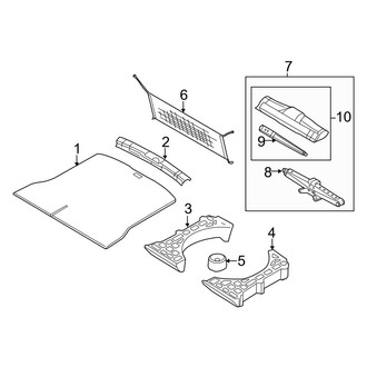Ford OE - Rear Body & Floor - Interior Trim (W/O Cargo Management)