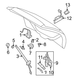 Ford OE - Lift Gate - Lock & Hardware
