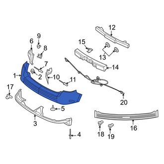 Ford OE - Rear Bumper Cover