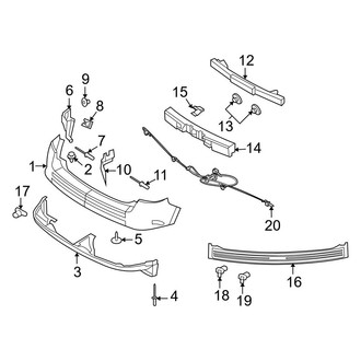 Ford OE - Rear Bumper - Bumper & Components
