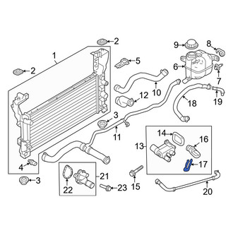Ford OE - Engine Coolant Temperature Sensor Clip