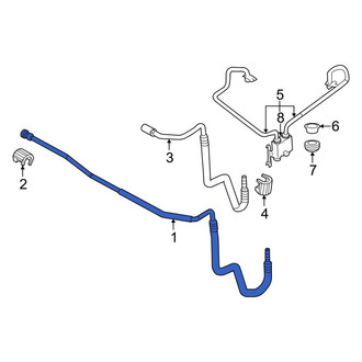 Ford OE - Automatic Transmission Oil Cooler Hose