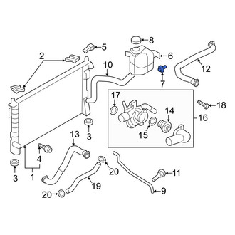 Ford OE - Engine Coolant Reservoir Screw