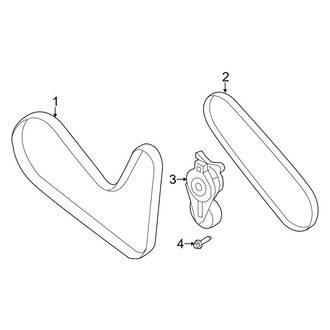 Ford OE - Cooling - Belts & Pulleys (3.7L)