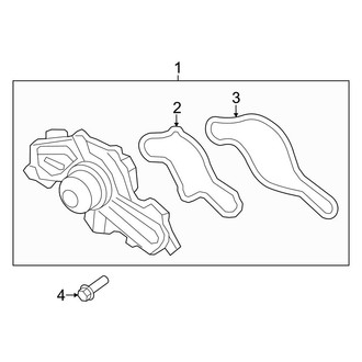 Ford OE - Cooling - Water Pump (3.7L)
