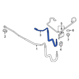 Ford OE - Automatic Transmission Oil Cooler Tube