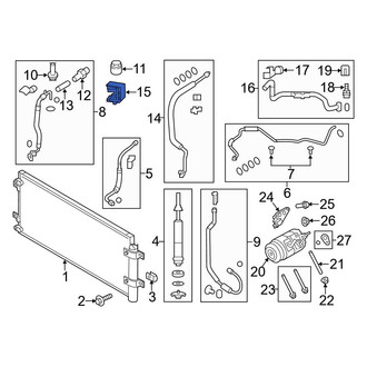 Ford OE - A/C Refrigerant Line Clip