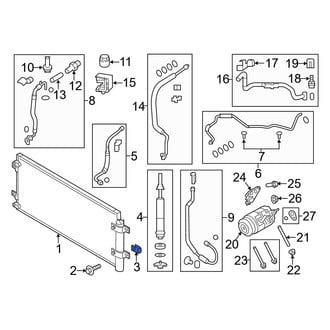 Ford OE - Radiator Mount Nut