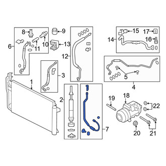Ford OE - A/C Refrigerant Discharge Hose
