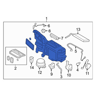 Ford OE - HVAC Unit Case Assembly