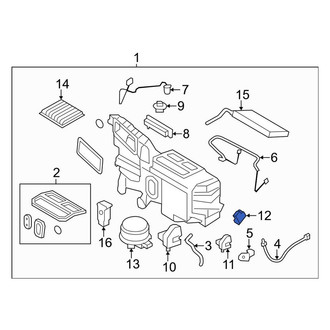 Ford OE - Right HVAC Blend Door Actuator
